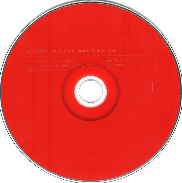 Faultline : Your Love Means Everything (CD, Album)