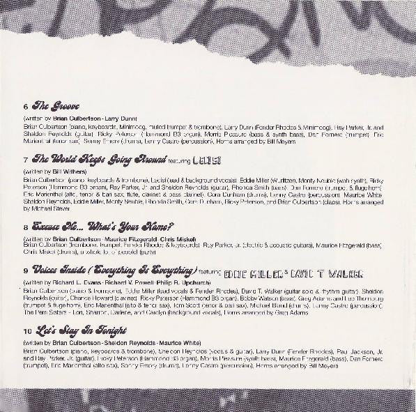 Brian Culbertson : Bringing Back The Funk (CD, Album)