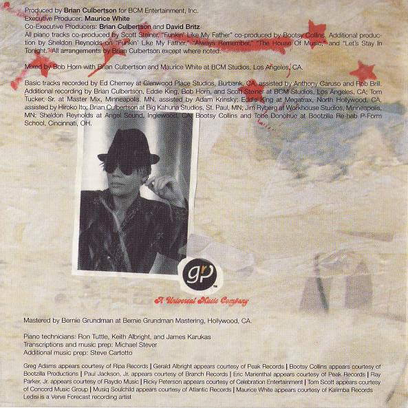 Brian Culbertson : Bringing Back The Funk (CD, Album)