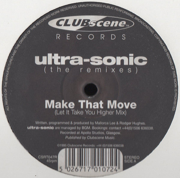 Ultra-Sonic : The Remixes (12")