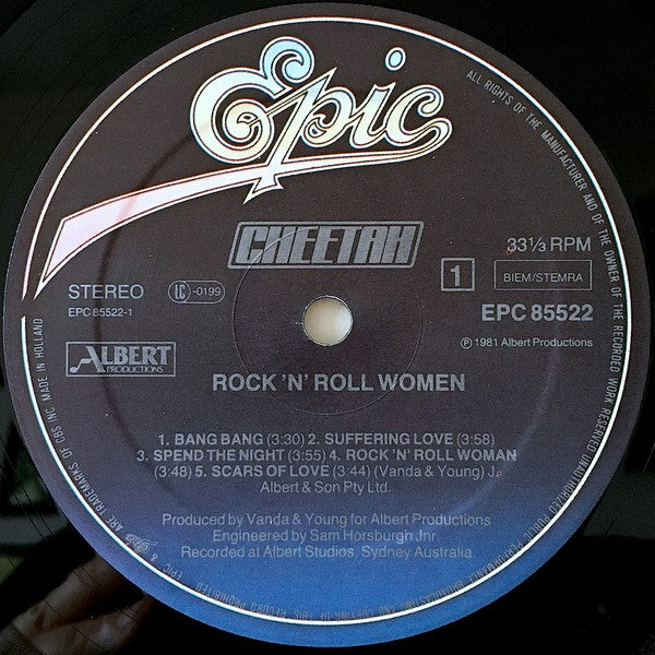 Cheetah (3) : Rock & Roll Women (LP, Album)