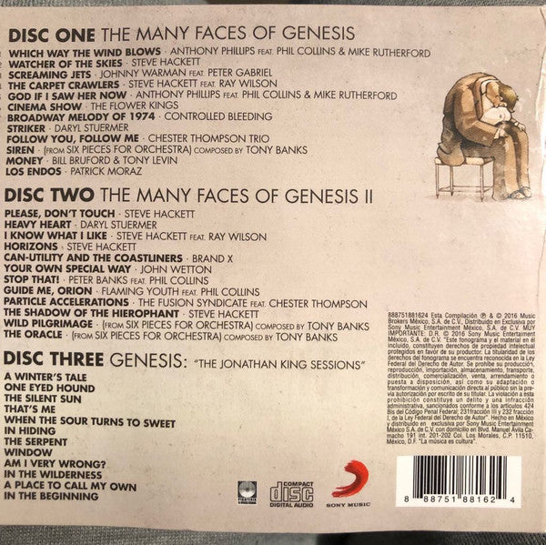 Various : The Many Faces Of Genesis (A Journey Through The Inner World Of Genesis) (3xCD, Comp)