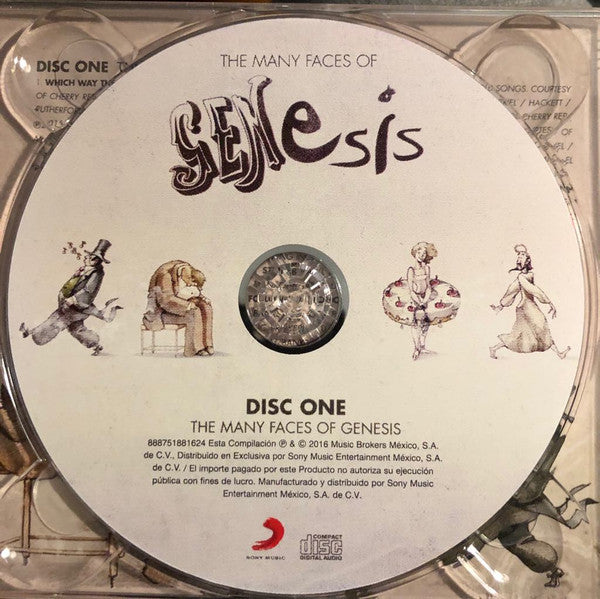 Various : The Many Faces Of Genesis (A Journey Through The Inner World Of Genesis) (3xCD, Comp)
