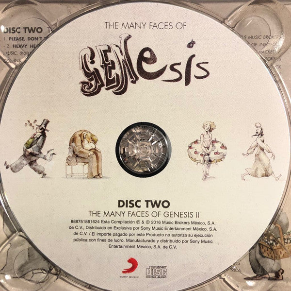 Various : The Many Faces Of Genesis (A Journey Through The Inner World Of Genesis) (3xCD, Comp)