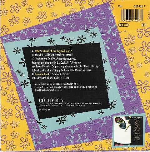 LL Cool J : Whose Afraid Of The Big Bad Wolf? (7", Single)