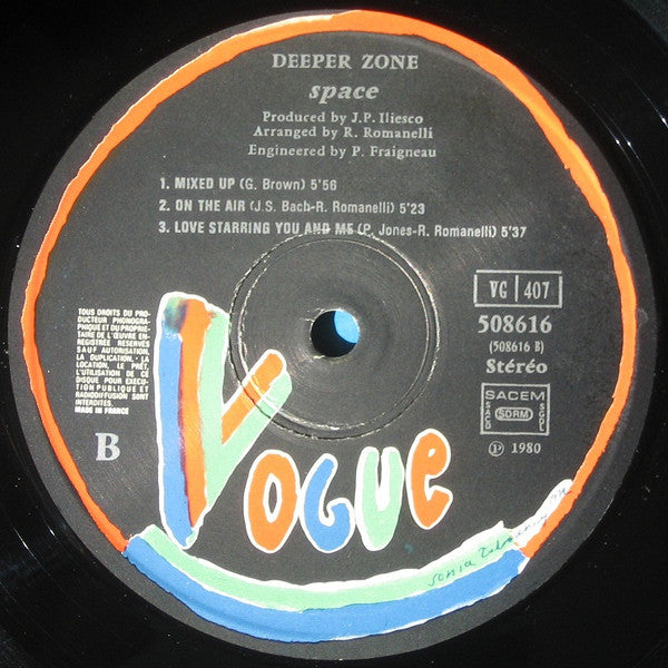 Space : Deeper Zone (LP, Album)