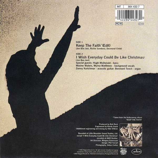 Bon Jovi : Keep The Faith (7", Single)