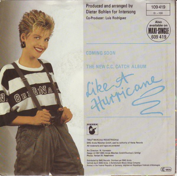 C.C. Catch : Soul Survivor (7", Single)