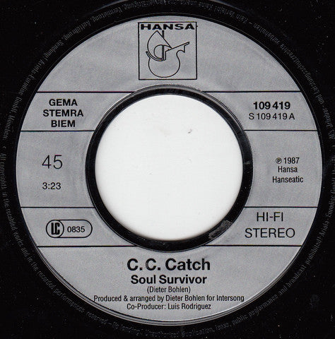 C.C. Catch : Soul Survivor (7", Single)