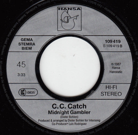 C.C. Catch : Soul Survivor (7", Single)