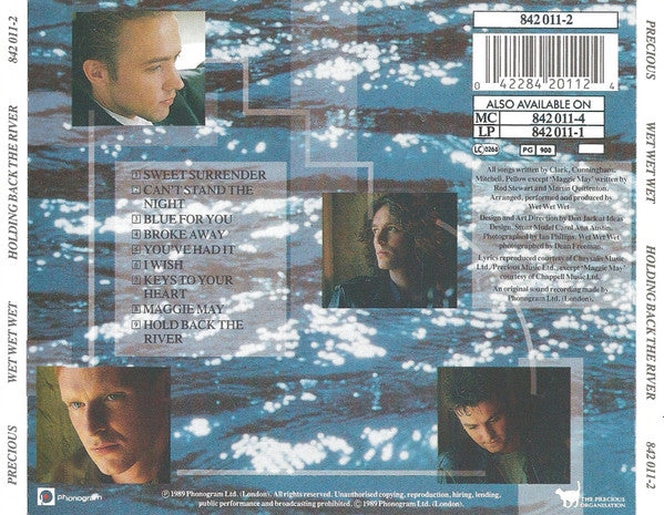 Wet Wet Wet : Holding Back The River (CD, Album, RP, PMD)