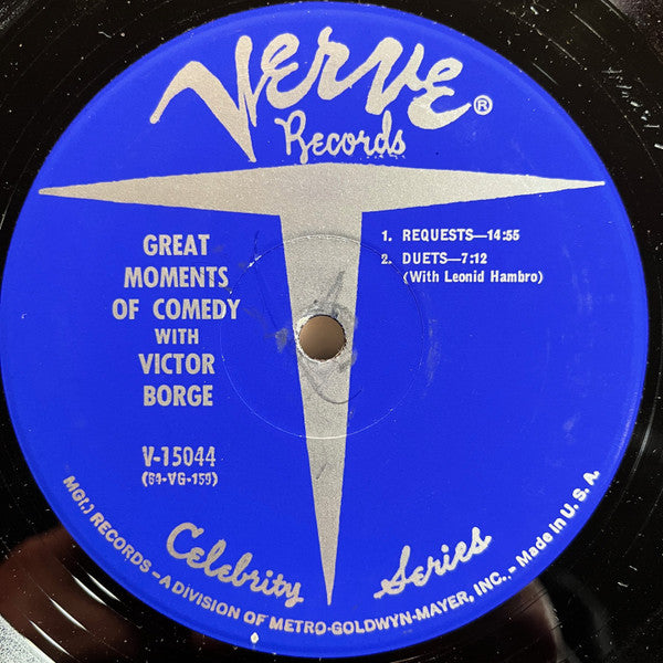 Victor Borge (2) : Great Moments Of Comedy With Victor Borge (LP, Album, Mono)