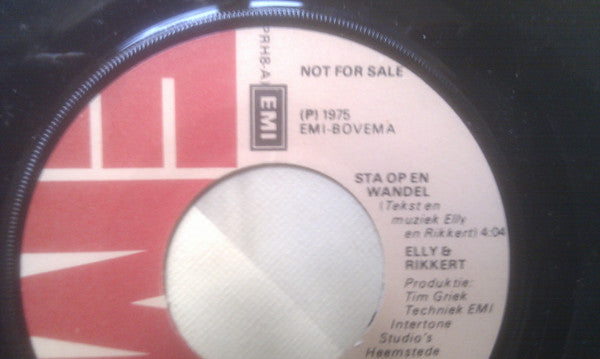 Elly & Rikkert : Sta Op En Wandel (7", Promo)