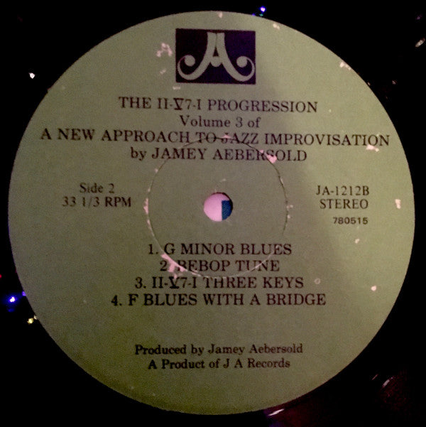 Jamey Aebersold : The II-V7-I Progression (LP)