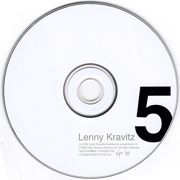 Lenny Kravitz : 5 (CD, Album, RE)