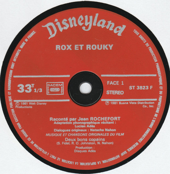 Walt Disney : Rox Et Rouky (LP, Gat)