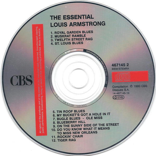 Louis Armstrong : The Essential Louis Armstrong (CD, Comp)