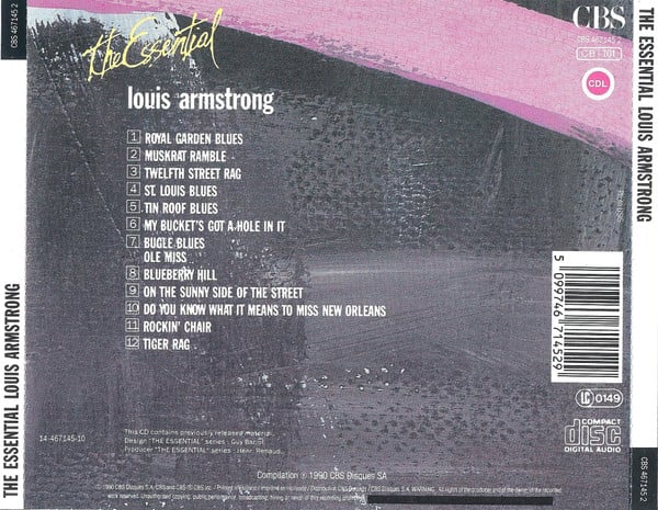 Louis Armstrong : The Essential Louis Armstrong (CD, Comp)
