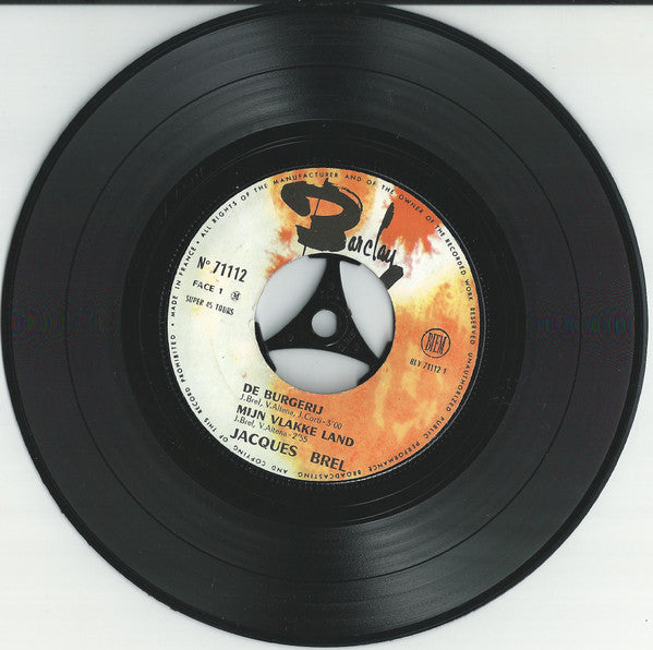 Jacques Brel : De Burgerij (7", EP, RE)