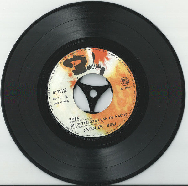 Jacques Brel : De Burgerij (7", EP, RE)