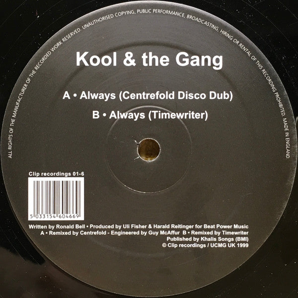 Kool & The Gang : Always Remixes (12")