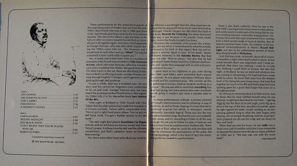 Bud Powell : Ups 'N Downs (LP, Comp, RE)