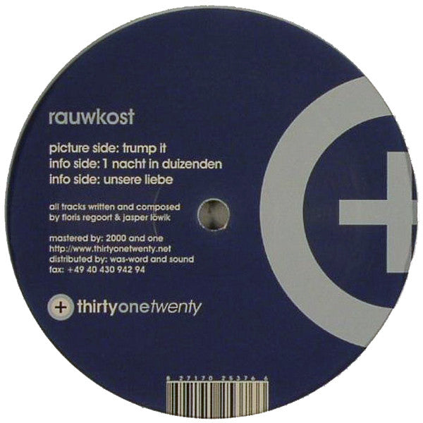 Rauwkost : Trump It (12", Whi)