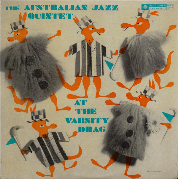 The Australian Jazz Quintet : The Australian Jazz Quintet At The Varsity Drag (LP, Album, Mono, Res)