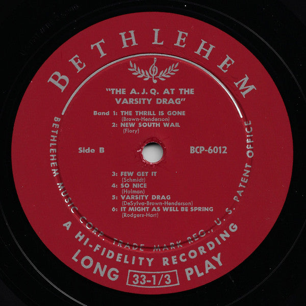 The Australian Jazz Quintet : The Australian Jazz Quintet At The Varsity Drag (LP, Album, Mono, Res)