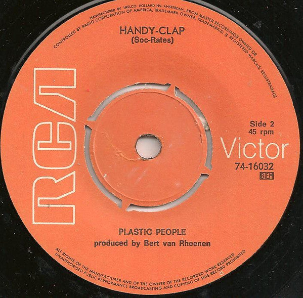 Plastic People (3) : Judy (7", Single, Ora)