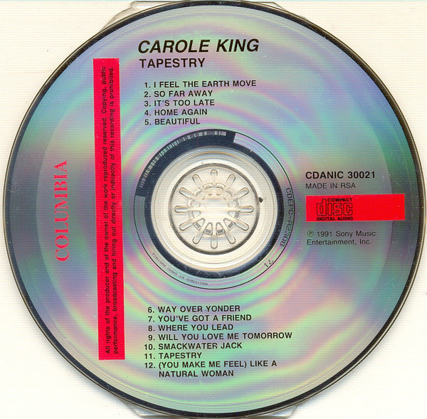 Carole King : Tapestry (CD, Album)