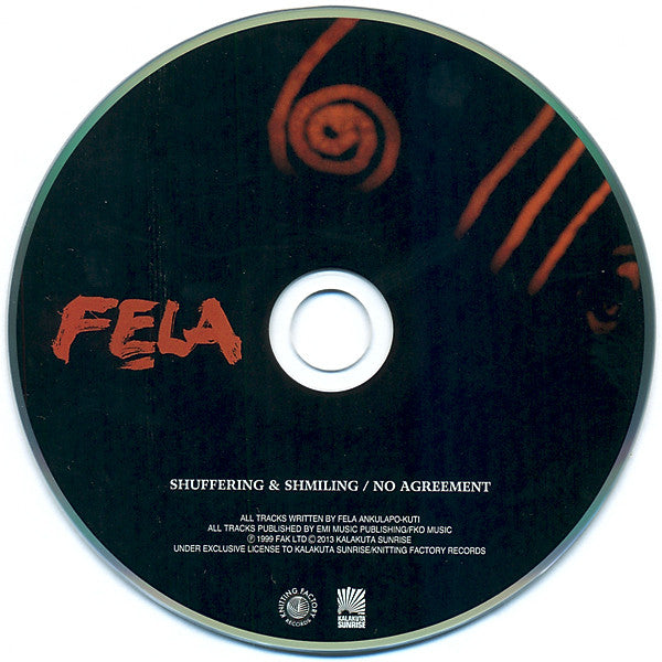 Fela Kuti And Africa 70, Fela Kuti And Africa 70 : Shuffering And Shmiling / No Agreement (CD, Album, Comp, RE, RM)