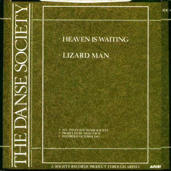 The Danse Society : Heaven Is Waiting (7", Single)
