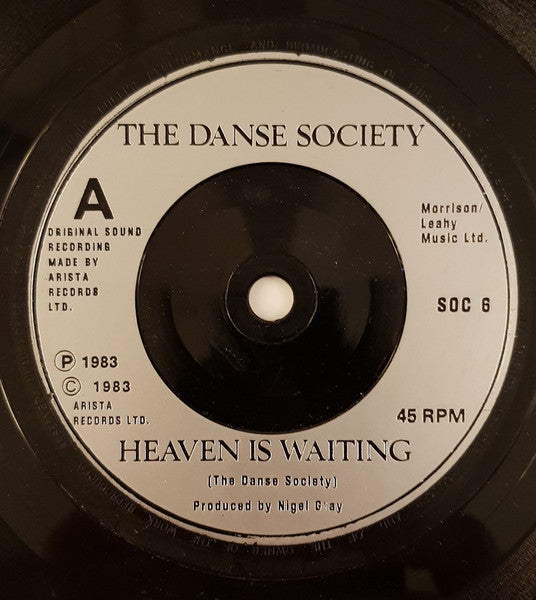 The Danse Society : Heaven Is Waiting (7", Single)