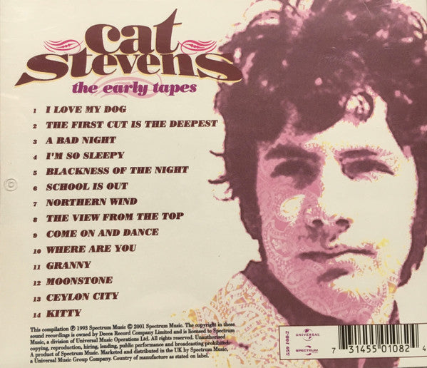 Cat Stevens : The Early Tapes (CD, Comp, RE)