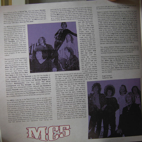 MC5 : Motor City Is Burning (2xLP, Comp, Gat)