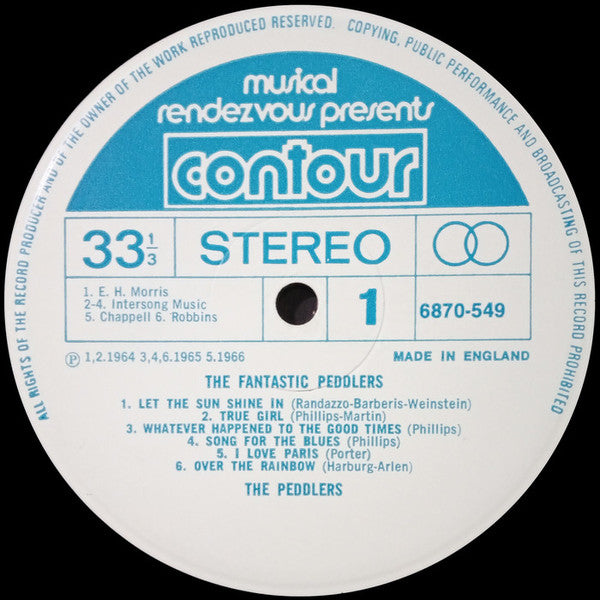 The Peddlers : The Fantastic Peddlers (LP, Comp, RE)