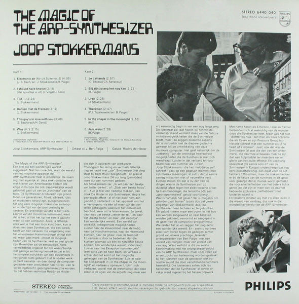 Joop Stokkermans : The Magic Of The ARP-Synthesizer (LP, Album)