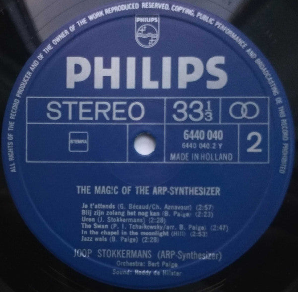 Joop Stokkermans : The Magic Of The ARP-Synthesizer (LP, Album)