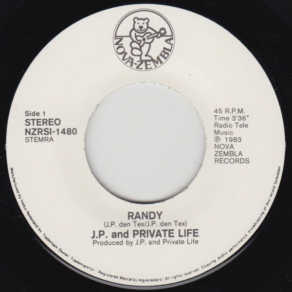 JP den Tex : Randy (7")