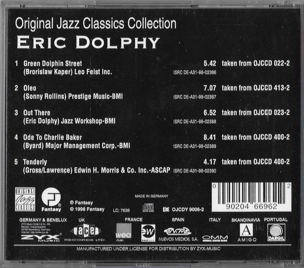 Eric Dolphy : Eric Dolphy (CD, Comp)