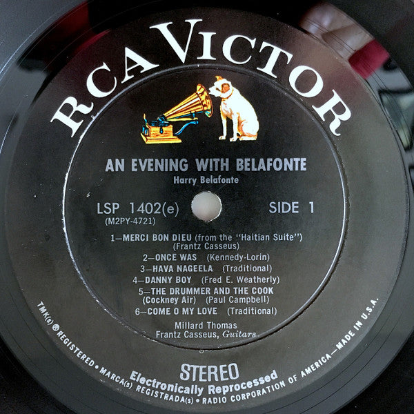 Harry Belafonte : An Evening With Belafonte (LP, Album, RE)