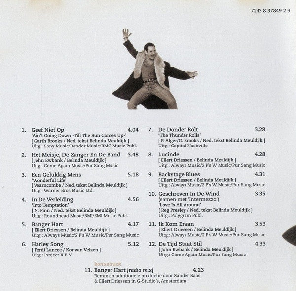 Rob de Nijs : De Band, De Zanger En Het Meisje (CD, Album)