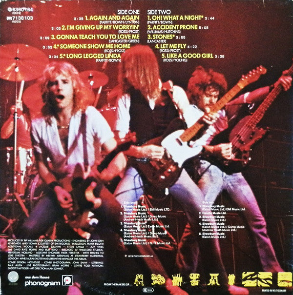 Status Quo : If You Can't Stand The Heat (LP, Album, Gat)