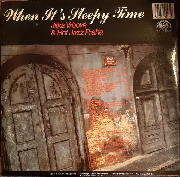 Jitka Vrbová & Hot Jazz Praha : When It's Sleepy Time (LP)