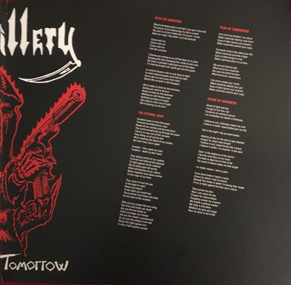 Artillery (2) : Fear Of Tomorrow (LP, Album, RE, Whi)