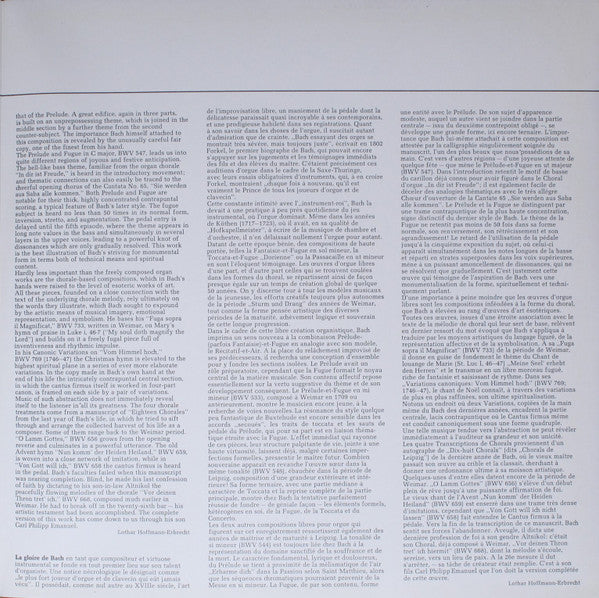 Gustav Leonhardt : orgelwerke I (2xLP, Comp)