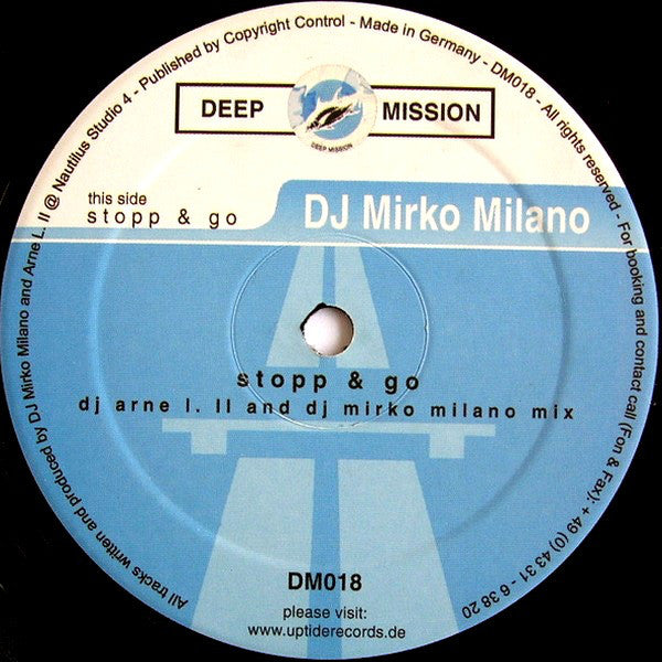 DJ Mirko Milano : Stopp & Go (12", RM)