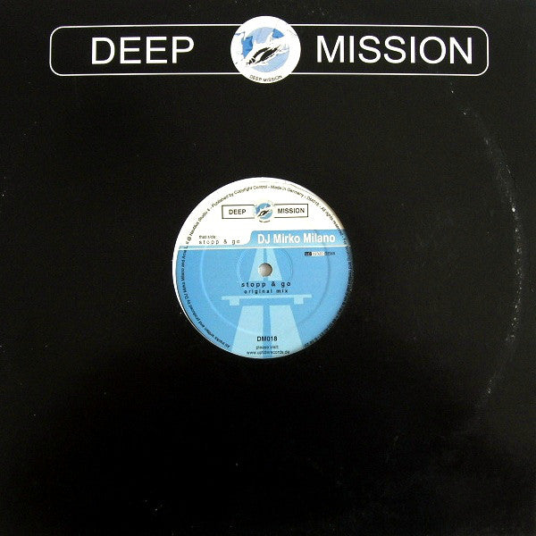 DJ Mirko Milano : Stopp & Go (12", RM)