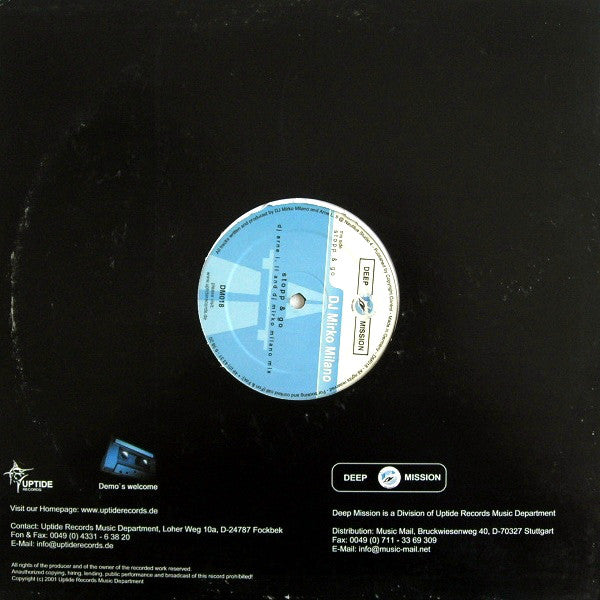 DJ Mirko Milano : Stopp & Go (12", RM)